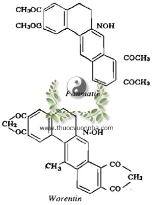 panmatin, C21H23NO5, worenin, C21H15NO4
